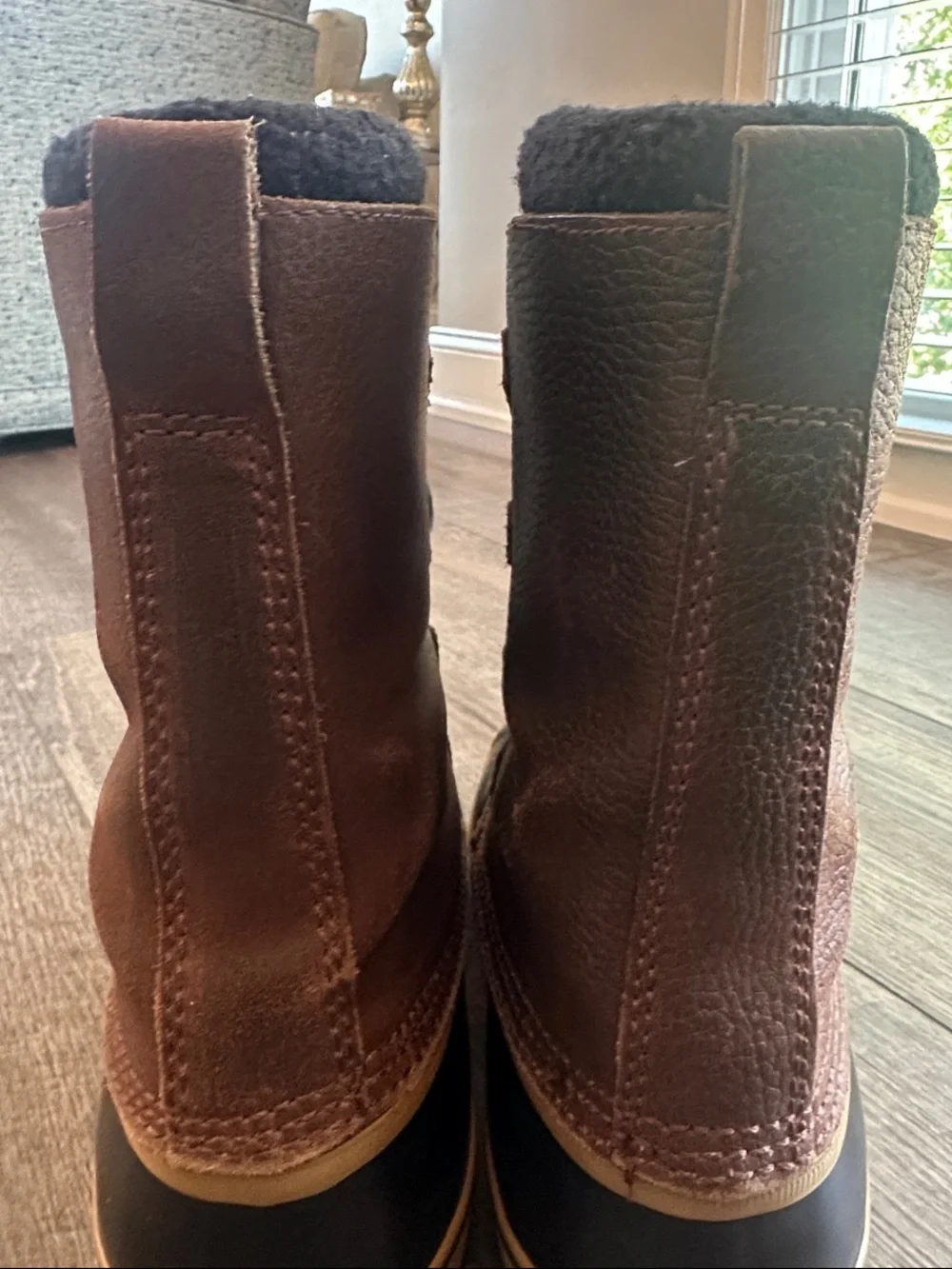 Sorel Brown and Black Waterproof Lace-Up Men’s Winter Boots